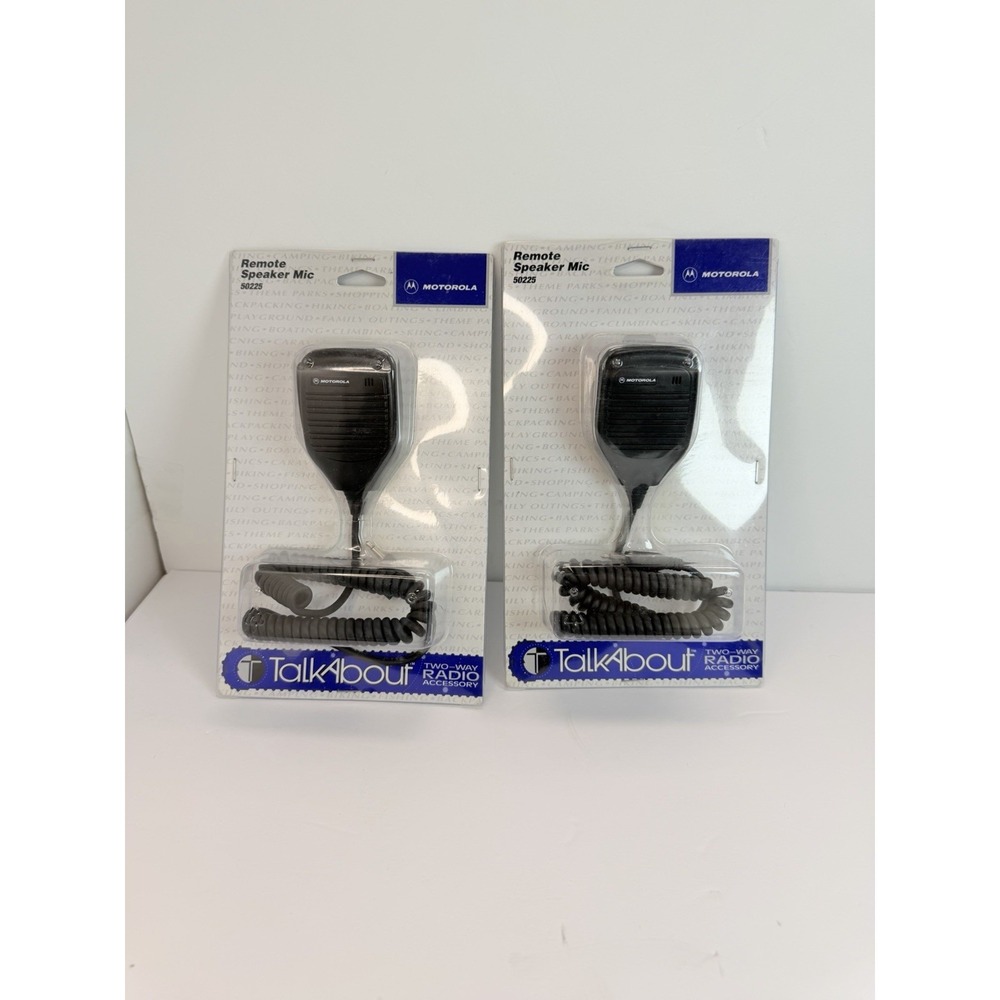 Genuine Motorola TalkAbout Remote Speaker Microphone Model 50225 Lot Of 2